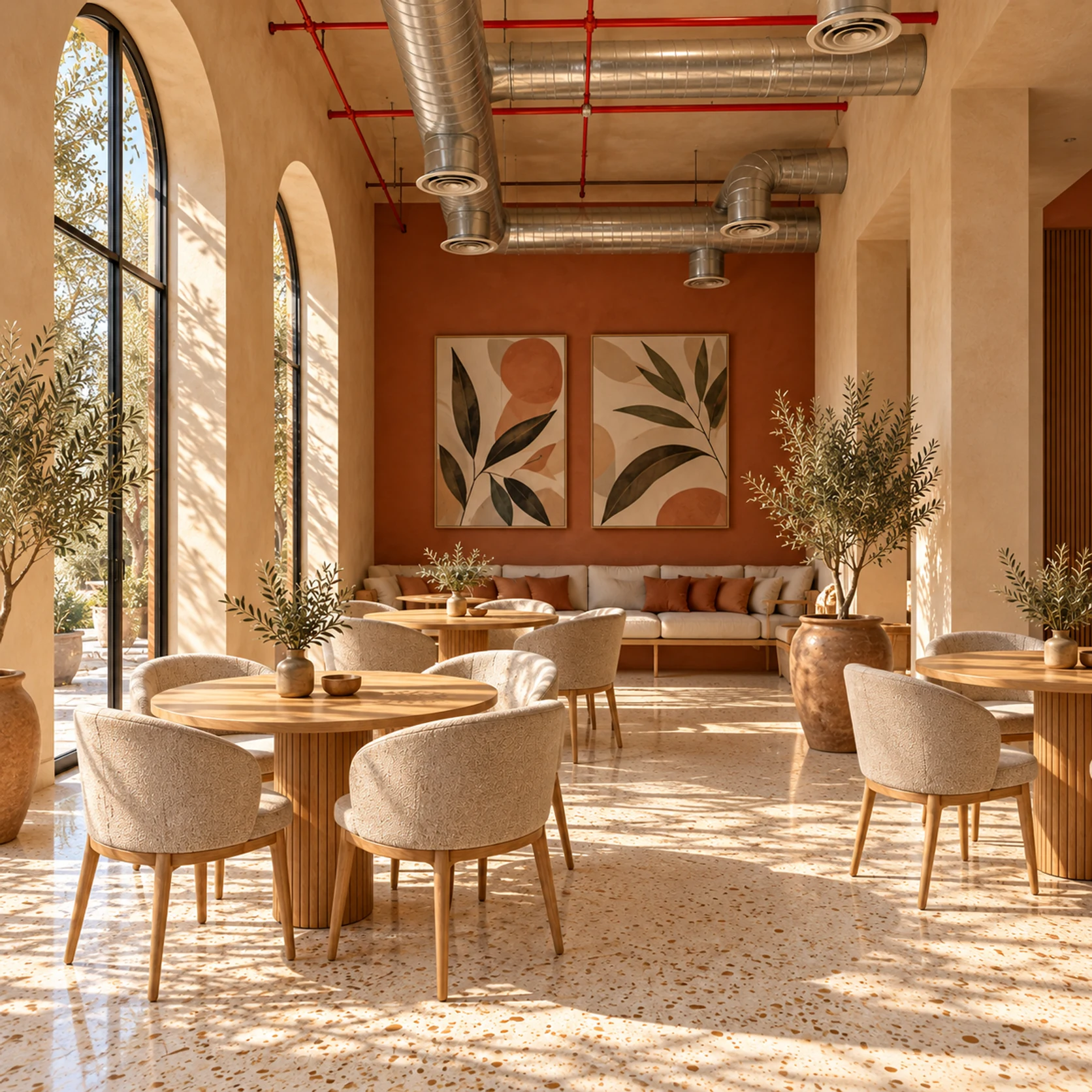 Cour des Oliviers — projet fictif