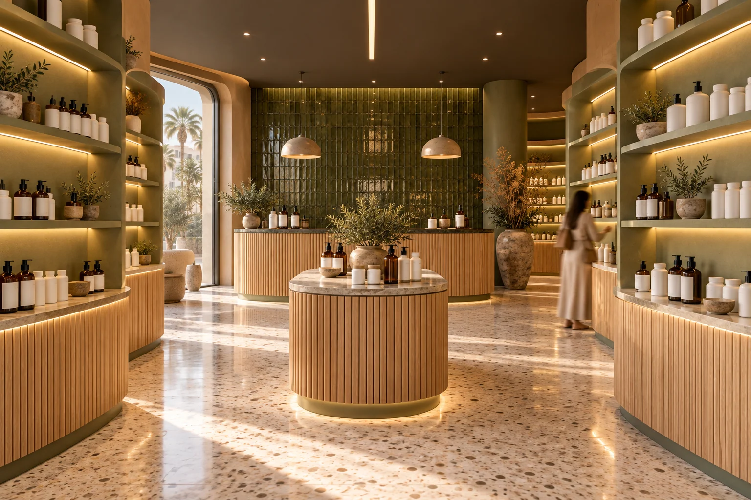 Herboristerie Nacre — Zone de vente