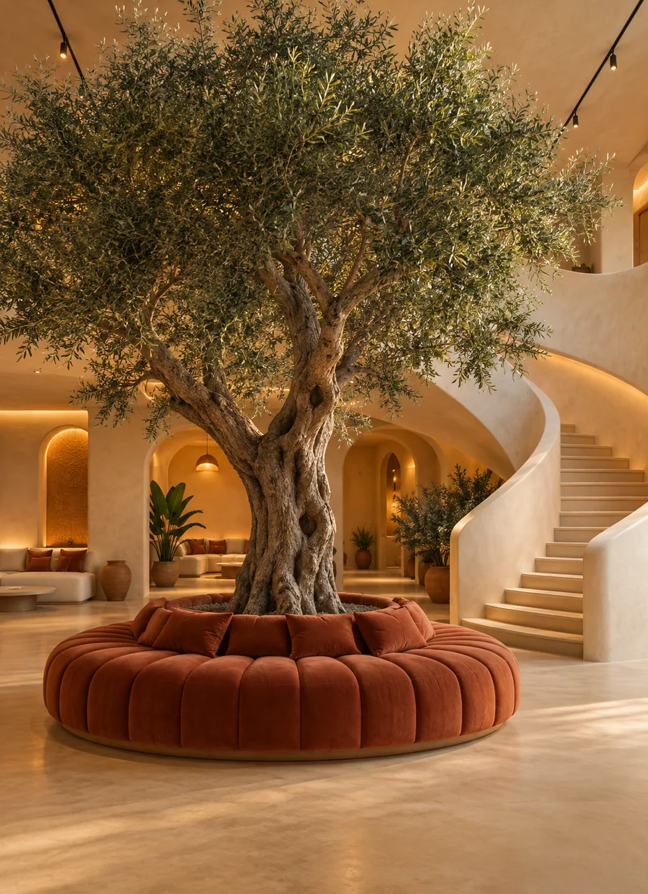 Oasis Spa — Assise autour de l’olivier