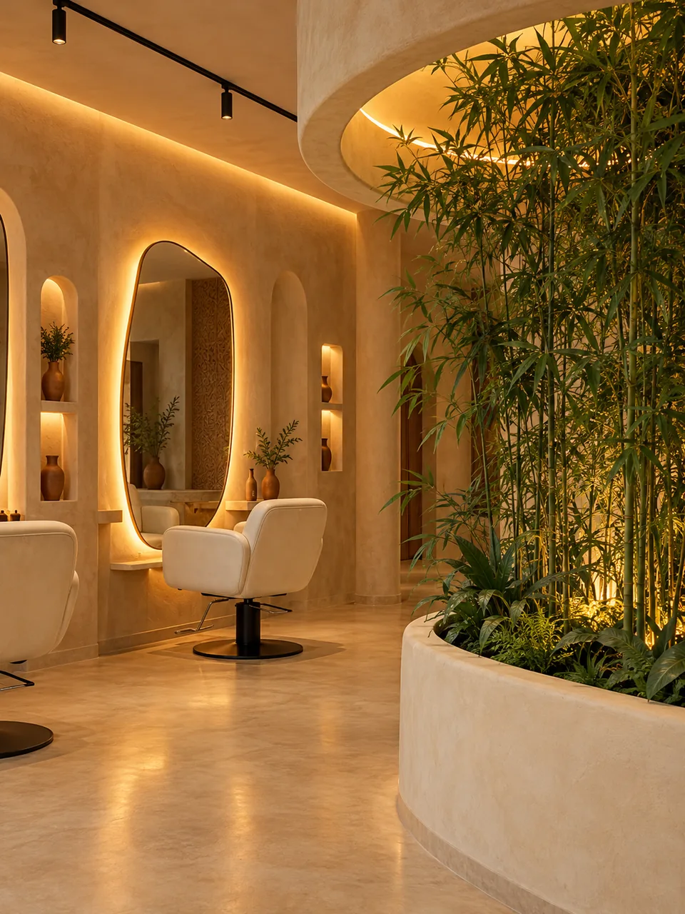 Oasis Spa — Lumière et feuillage