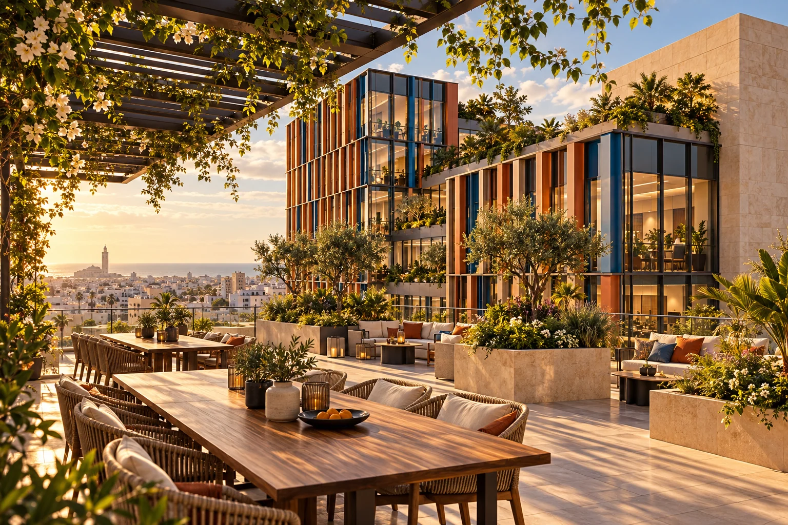 Tour Les Jardins — Terrasse plantée